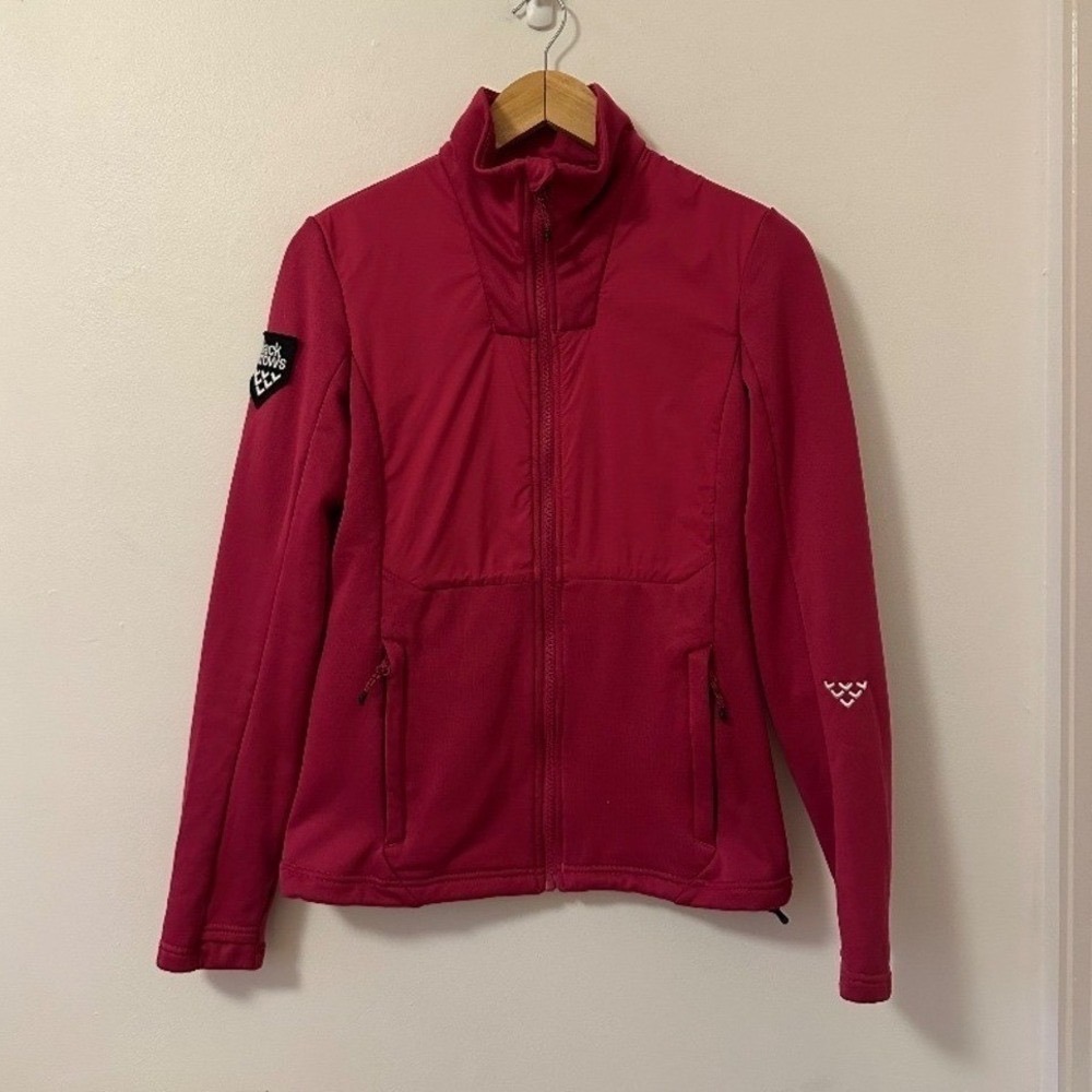 Black Crows Technical Full Zip Fleece Mid Layer Jacket in Pink | Size Medium
